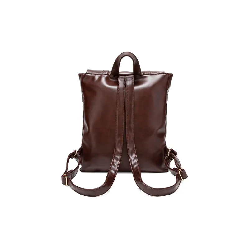 CLEVER& KETCH PU Backpack Women's Brown/Black-2