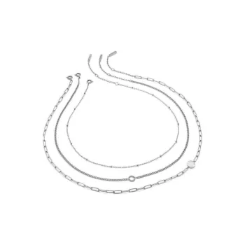 OLIVIA·BURTON Stainless Steel Necklaces Women's Silver