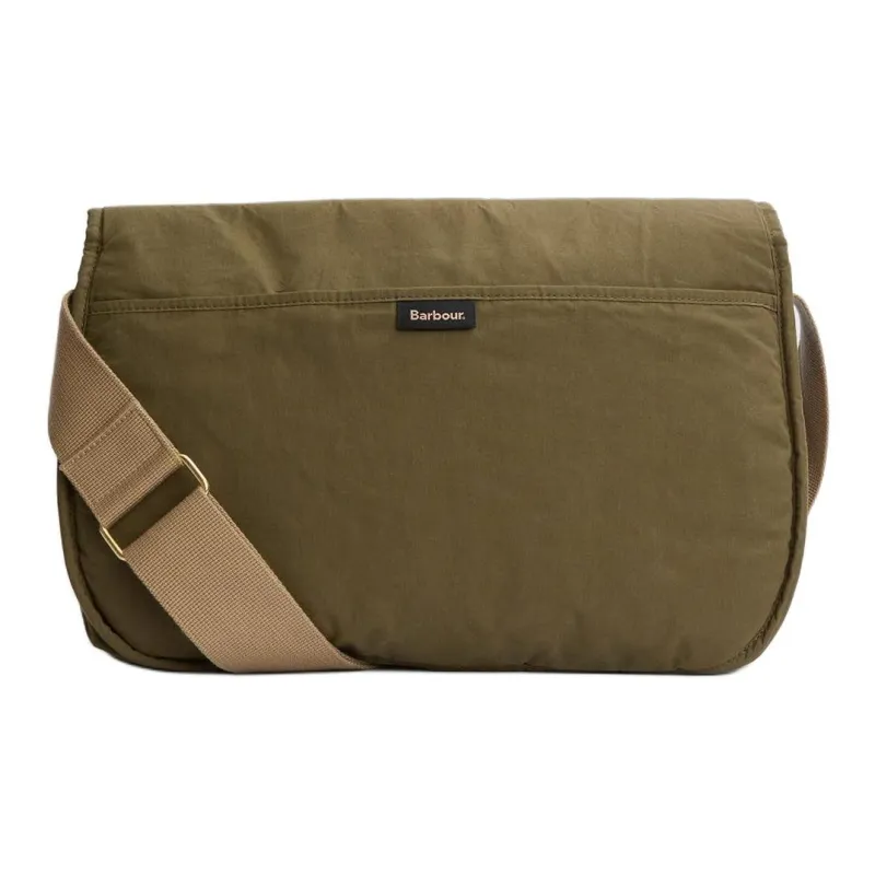 BARBOUR Cotton Shoulder Bag Crossbody Bag Men's Dark Green-1