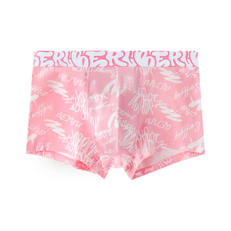 Disney 100% Cotton Boxer Briefs Men's 1 Pack Men's Pink-0