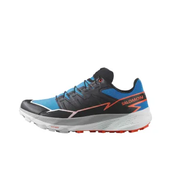 SALOMON Thundercross Abrasion Resistant Low Top Running Shoes Men's French Blue