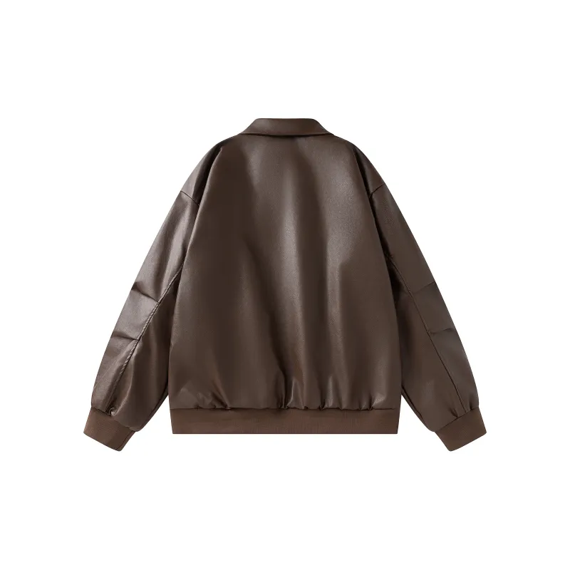 Snow Know The Answer SKTA Leather Jacket Unisex-6