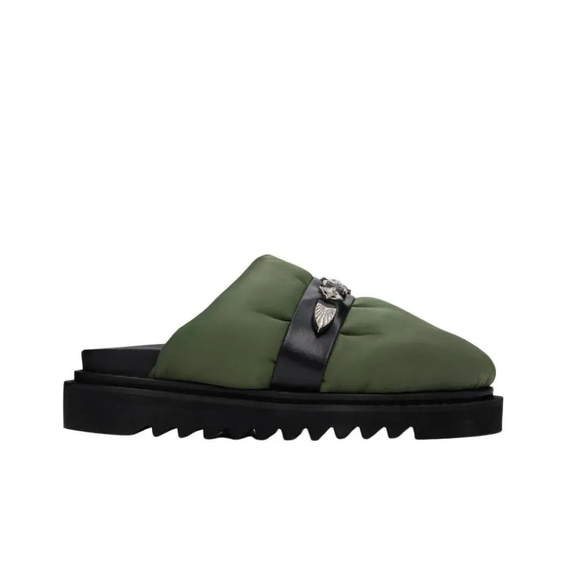 TOGA VIRILIS Wrap toe Slippers Men's Green-1