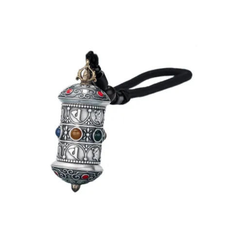 QINGFU 999 Fine Silver Handlebar Piece Unisex