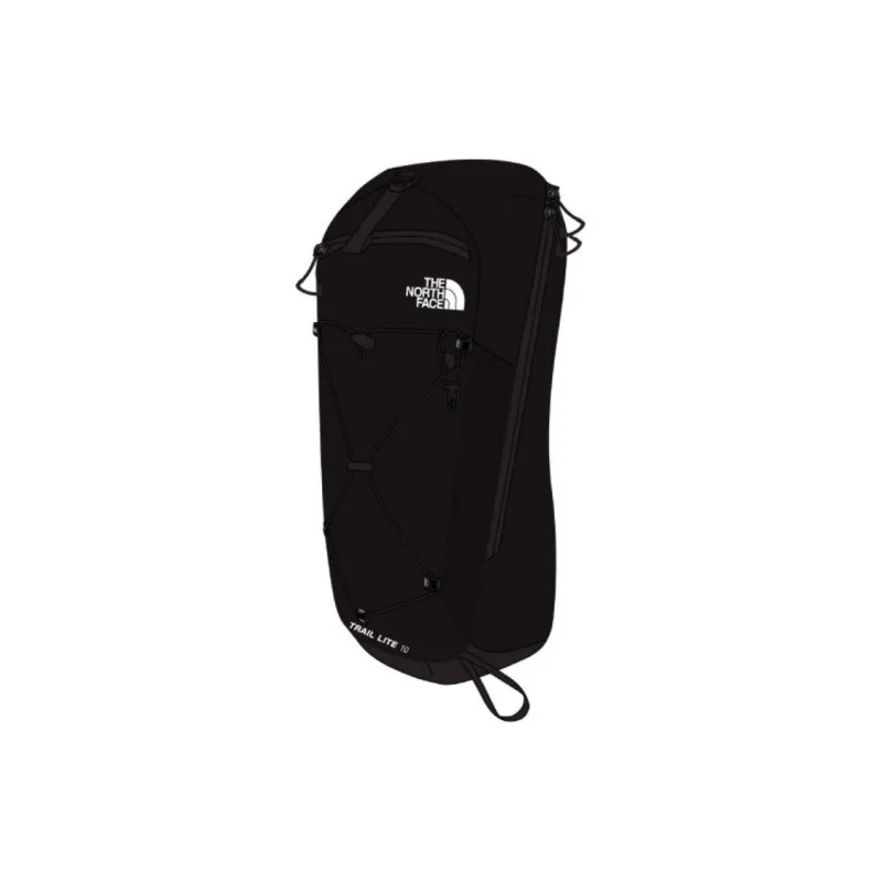 THE NORTH FACE Nylon Outdoor Hiking Bag Backpacks Unisex Black-0
