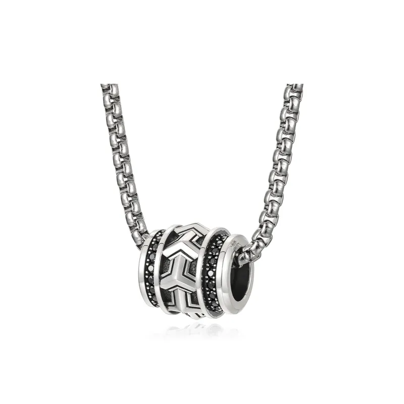 IDEAGEMER 925 Sterling Silver Necklaces Men's-2