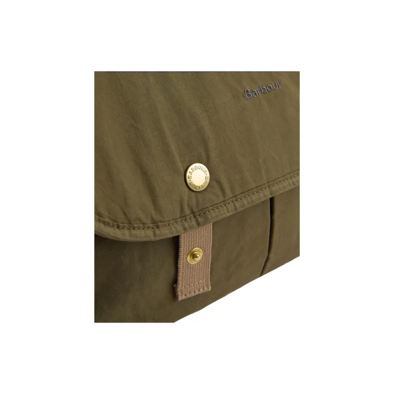 BARBOUR Cotton Shoulder Bag Crossbody Bag Men's Dark Green-2