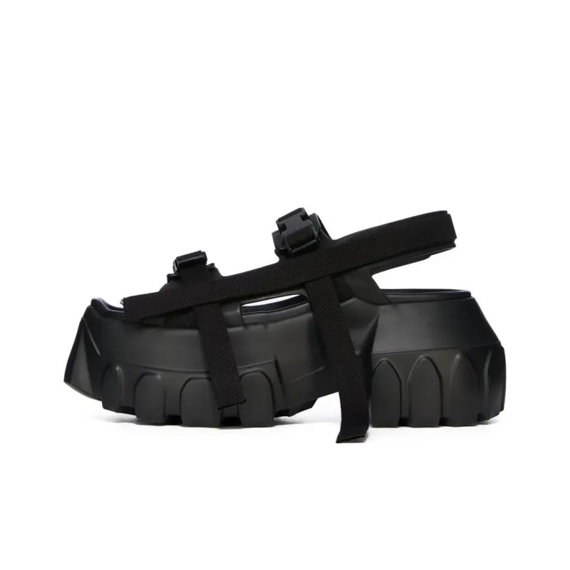 RICK OWENS/RO One Strap Sandals Women's Black-0