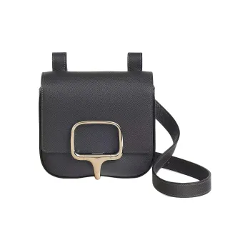 HERMES Della Cavalleria Epsom Calfskin Shoulder Bag Crossbody Bag Mini Women's 85 Ardoise Slate Gray