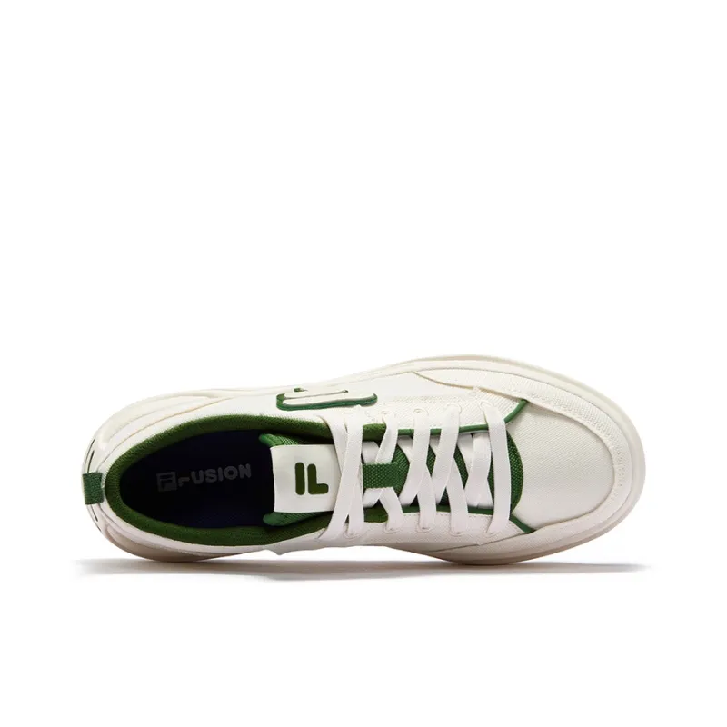 FILA FUSION 50-50 DX II CVS Cushioning Low-Top Skateboard Shoes Men's White Green-2