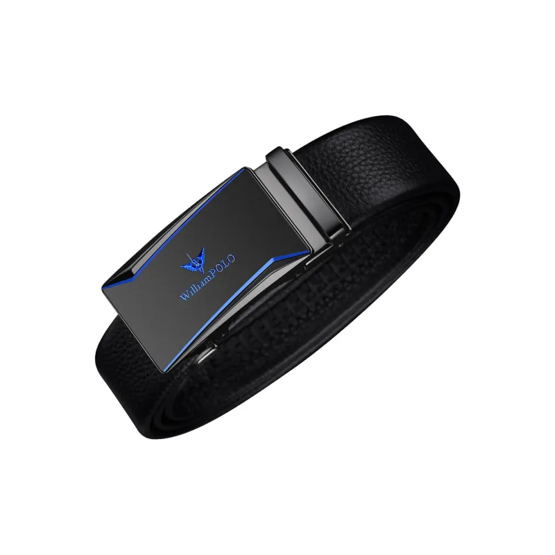 WilliamPOLO Top Grain Cow Leather Leather Belts Men's Multicolor 3.5cm Width-3