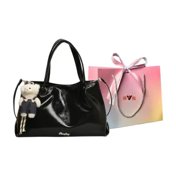 Yalu PU Shoulder Bag, Crossbody Bag, Handbag Regular Women's White/Silver/Black/Pink