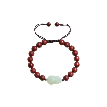 Phoenisess Hetian Jade Pale Greenish-White Jade Unisex
