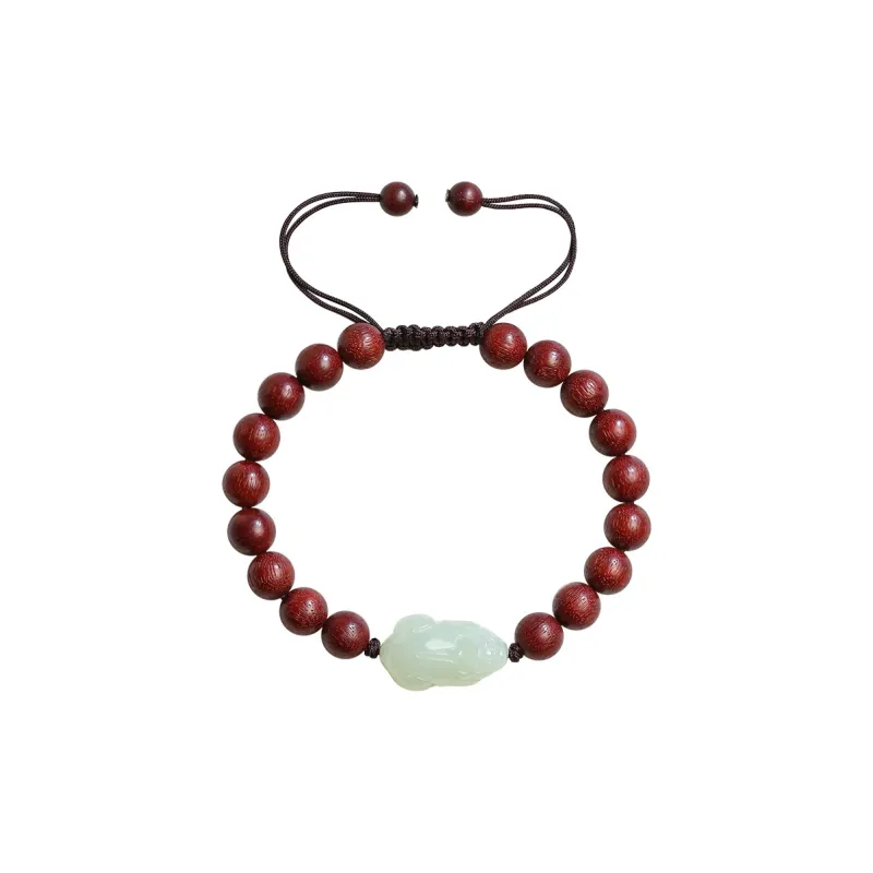 Phoenisess Hetian Jade Pale Greenish-White Jade Unisex-0