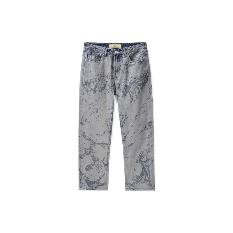 HIPANDA Jeans Men Nostalgic Blue-2