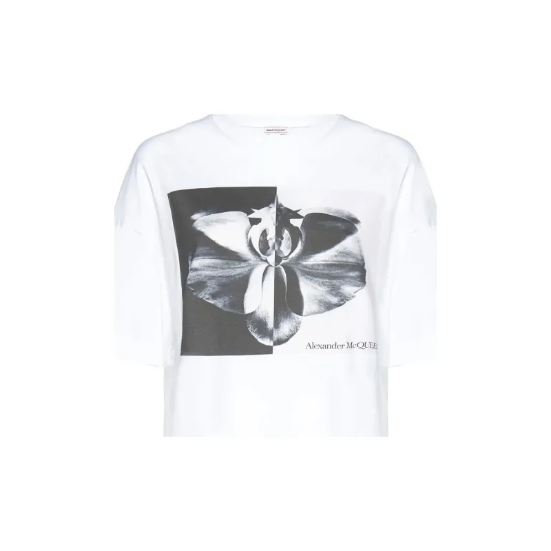 Alexander McQueen Graphic Printed Crewneck T Shirt-3