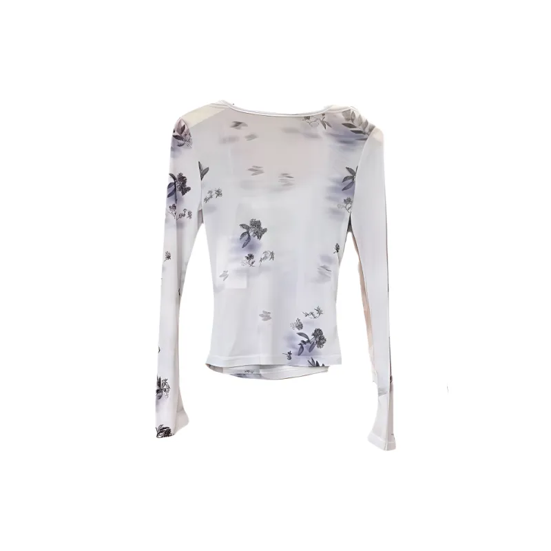 POPO.INFO Chiffon Shirts Women's-1