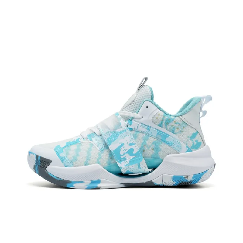 Kuding Cushioned Wear-Resistant Breathable Mid-Top Basketball Shoes Unisex-10
