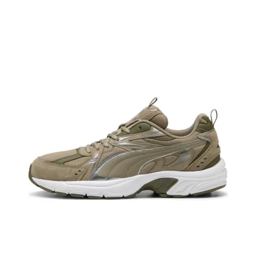 PUMA Milenio Anti-Slip Wear-Resistant Low-Top Casual Shoes Men's Brown