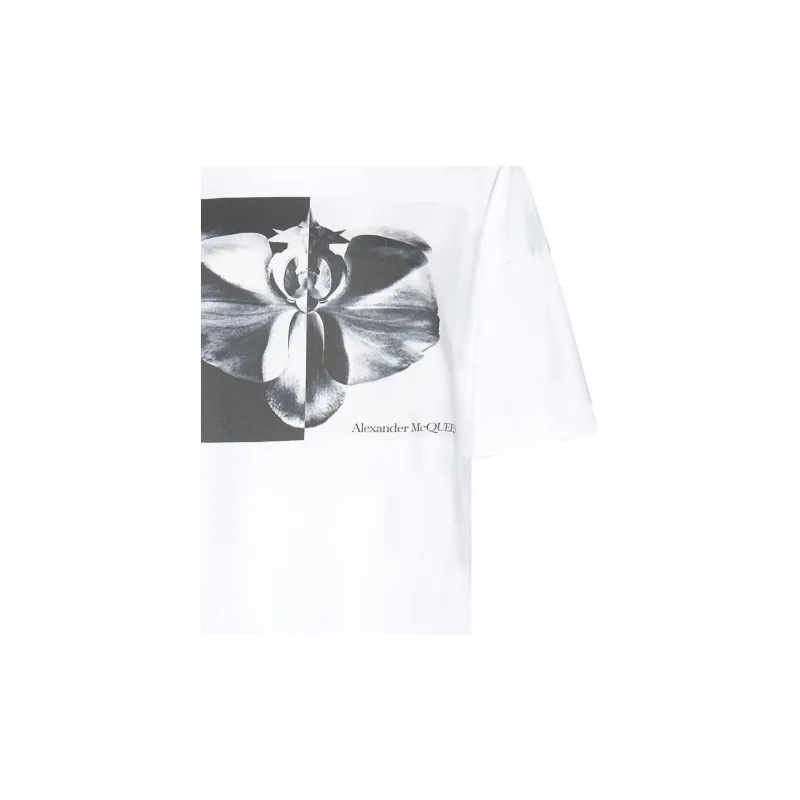 Alexander McQueen Graphic Printed Crewneck T Shirt-4
