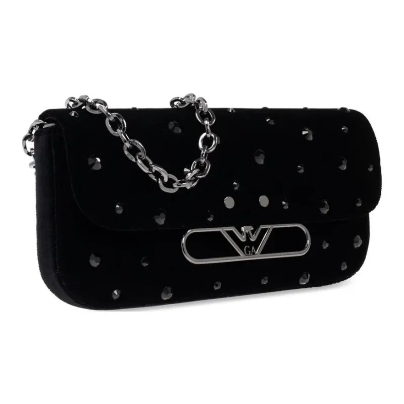 EMPORIO ARMANI Velvet Shoulder Bag-1
