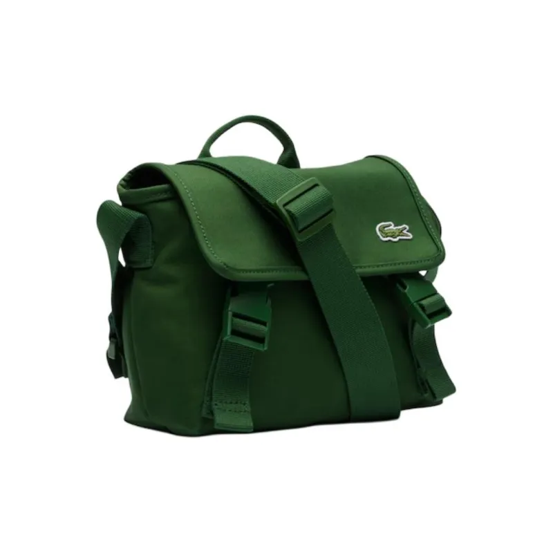LACOSTE Polyester One Shoulder Handbag Unisex Green-1