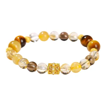 ZHOUBAIFU Crystal Bracelets Unisex