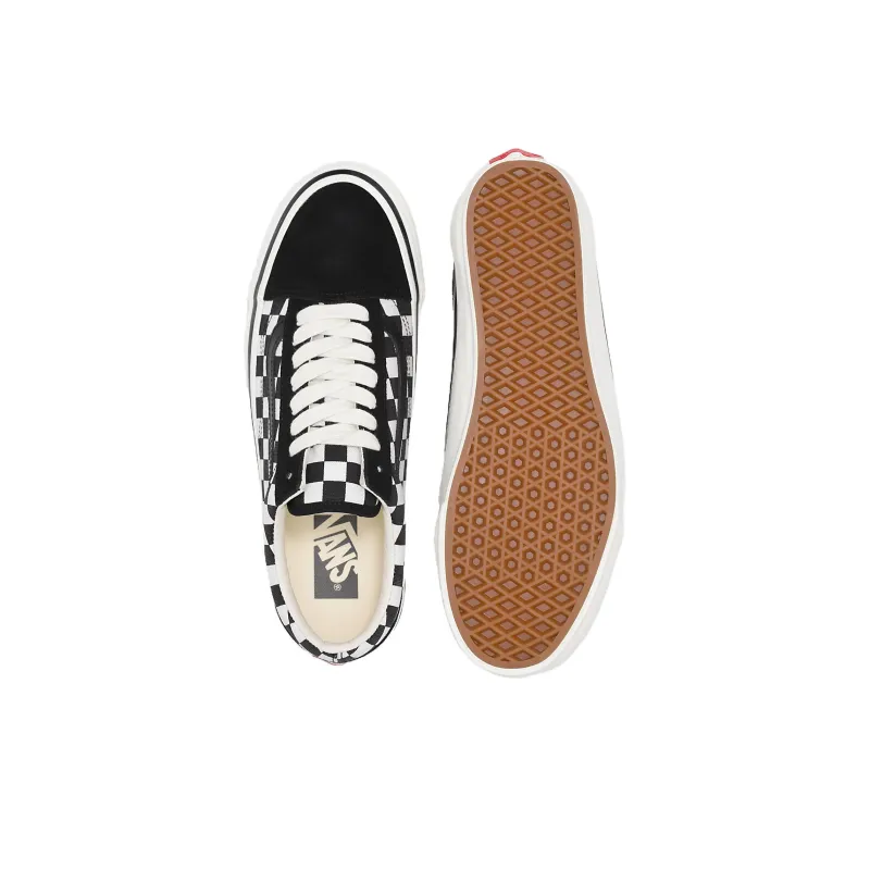 Vans Old Skool 36 Lx Warped Tour Checkerboard Black White-3