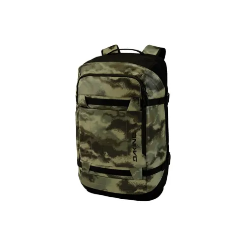 Dakine Polyester Backpack Unisex Green Camouflage