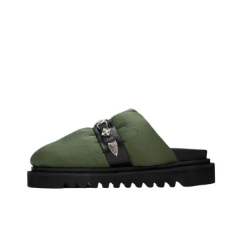 TOGA VIRILIS Wrap toe Slippers Men's Green