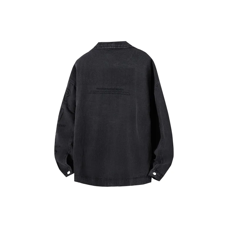 SXSY Denim Jackets Unisex Black-1