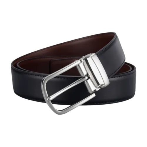 Yalu Split Leather With Overlay Film Leather Belts Men's 3.3cm
