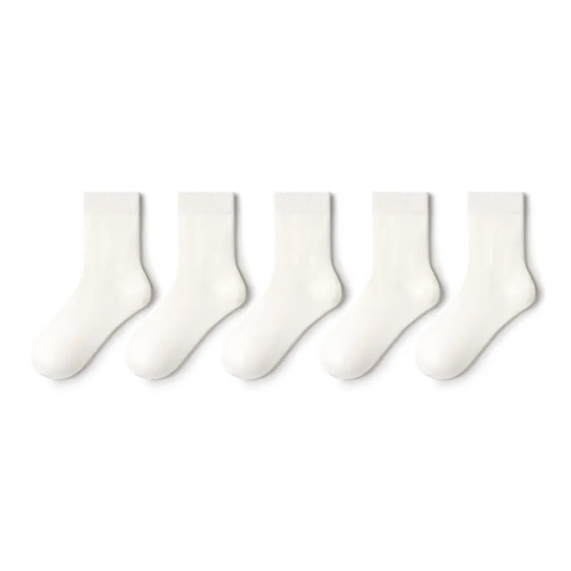 Primeet Mid Calf Socks Unisex 5 Pack-0