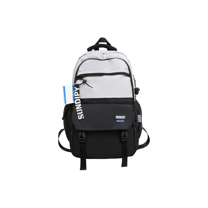 Travel Nylon Backpack Regular Unisex Pure Black/Blue/Black Coffee/Black Gray Color-25