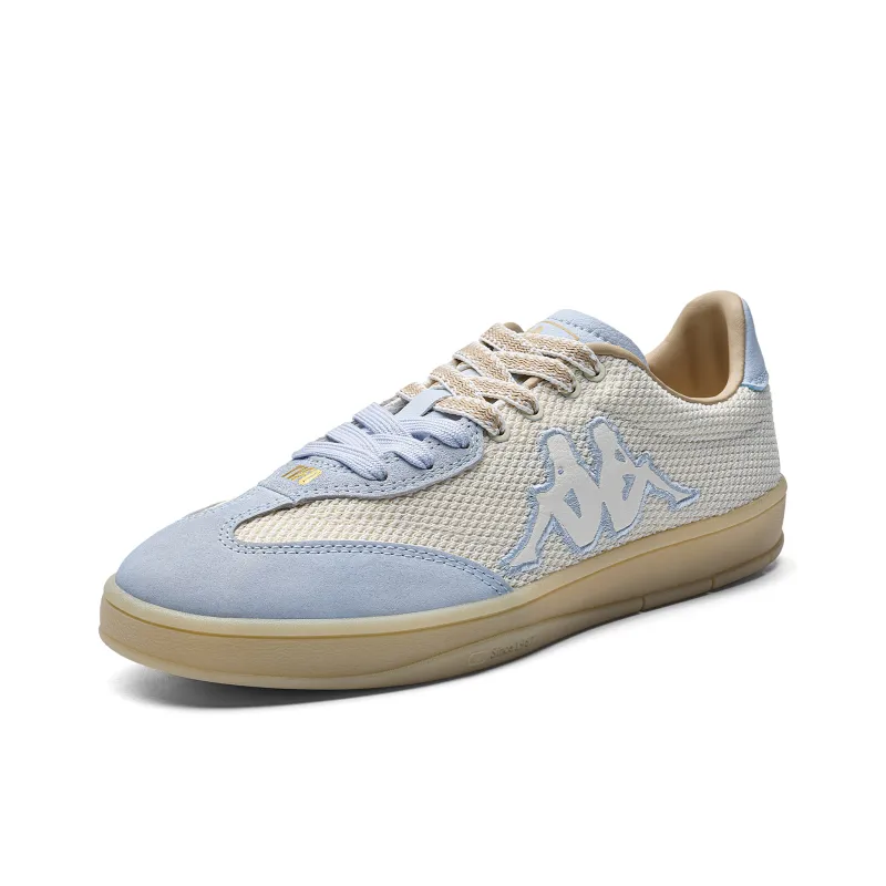 Kappa Tifo Back to Back Slip Resistant, Abrasion Resistant, Breathable Low Top Skateboard Shoes Women's White Blue-2