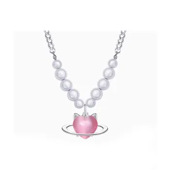 PEACE & CAT Titanium Steel Necklaces Unisex