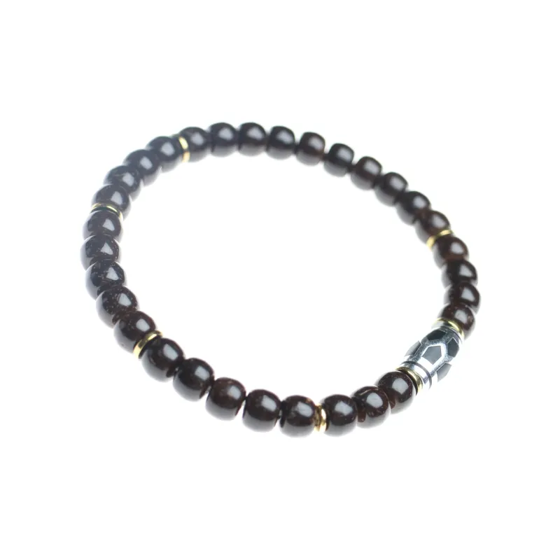Bluish Reverie Coconut Shell Beads Bracelets Unisex-2