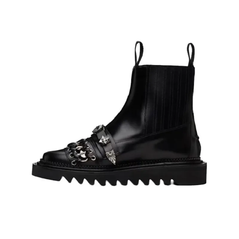 TOGA VIRILIS Chelsea Boots Men's Black-0
