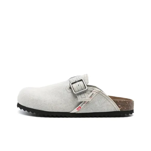 DIESEL Wrap-toe Slippers Men's Light Blue