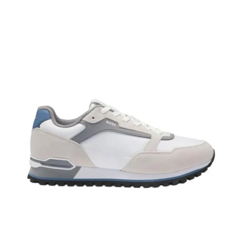 HUGO BOSS Low Top Casual Shoes Men's Gray-1
