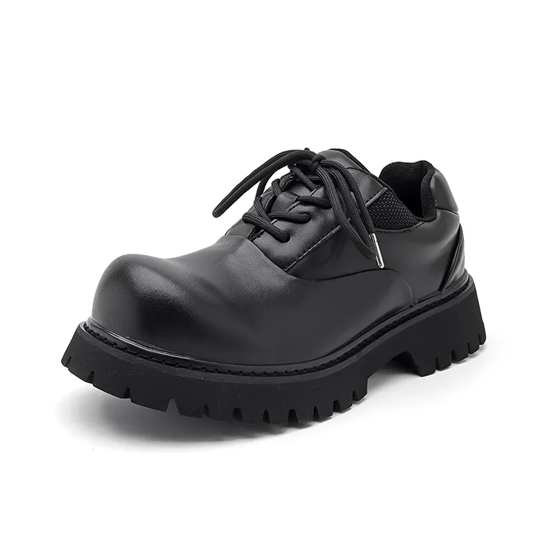 MODENGPAN Derby Shoes Casual Shoes Men's Black-1