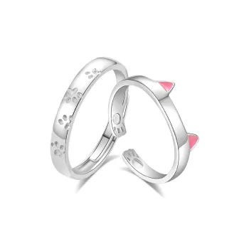 Master Kim Niche Romantic Design Advanced Love Confession Adjustable Opening Ring Unisex