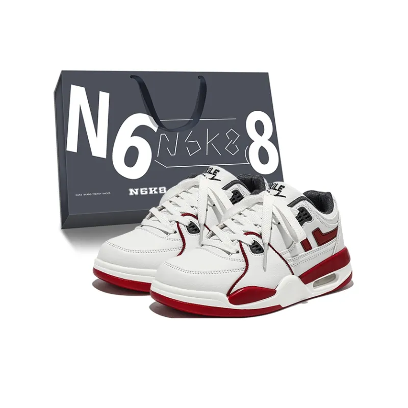 N6K8 Anti Slip Wear Resistant Low Top Skateboard Shoes Unisex Gradient-10