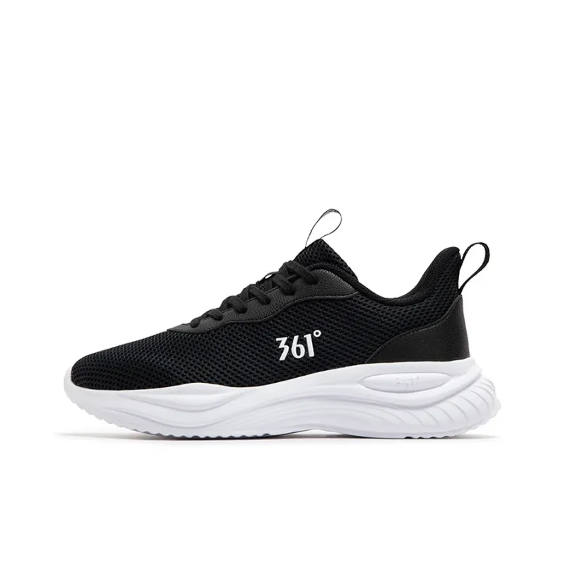 361° Slip Resistant, Abrasion Resistant, Breathable Low Top Casual Shoes Women's Black White-0