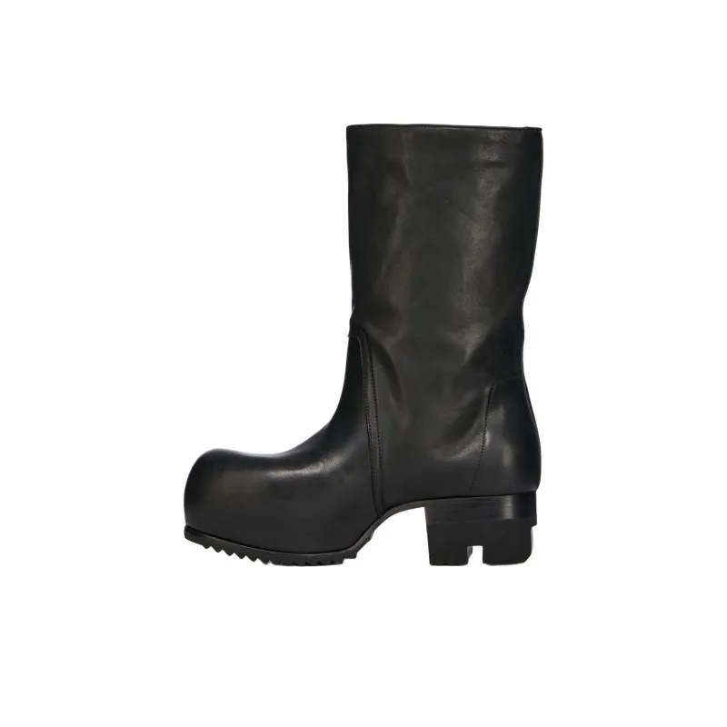 RICK OWENS/RO Ankle Boots 5cm Women's Black-0