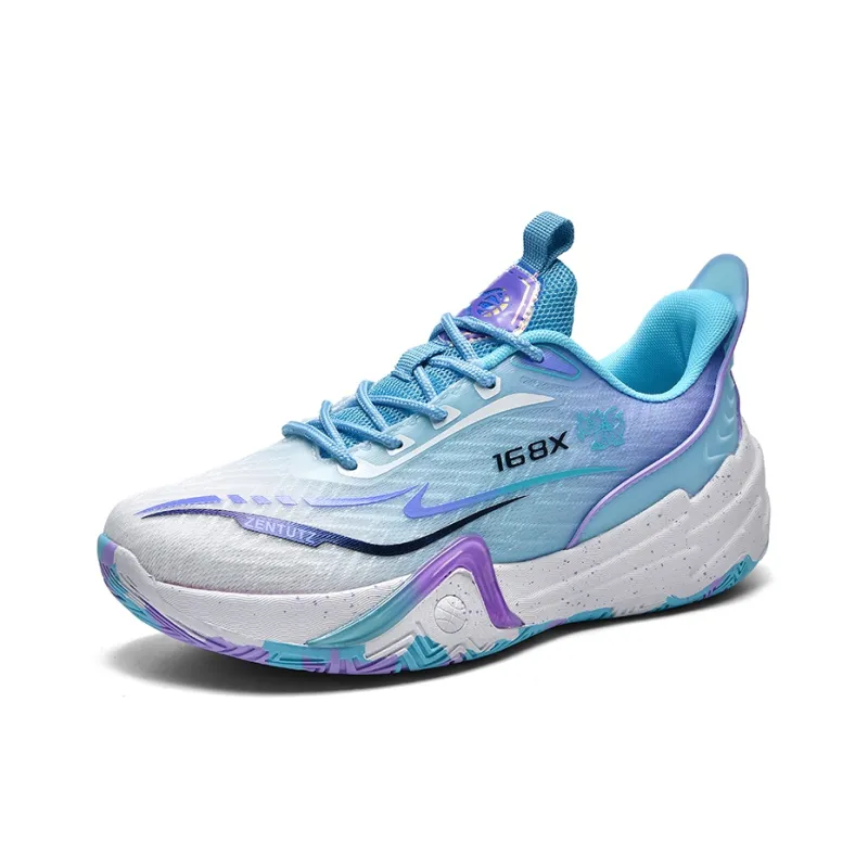 Kuding Cushioned Wear-Resistant Breathable Low-Top Basketball Shoes Unisex-1