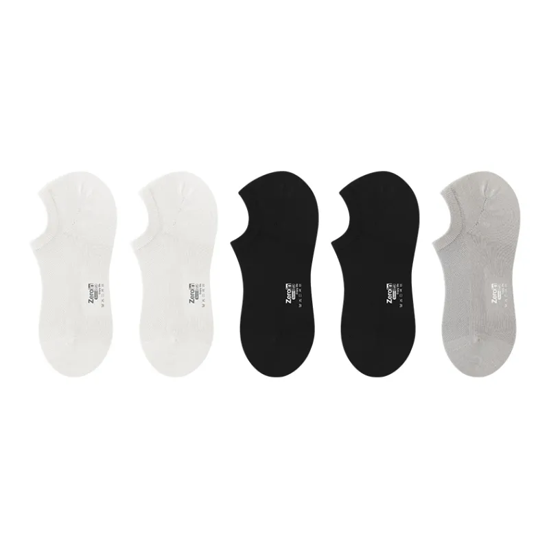 ZEROIN No Show Socks Unisex 5 Pack-33