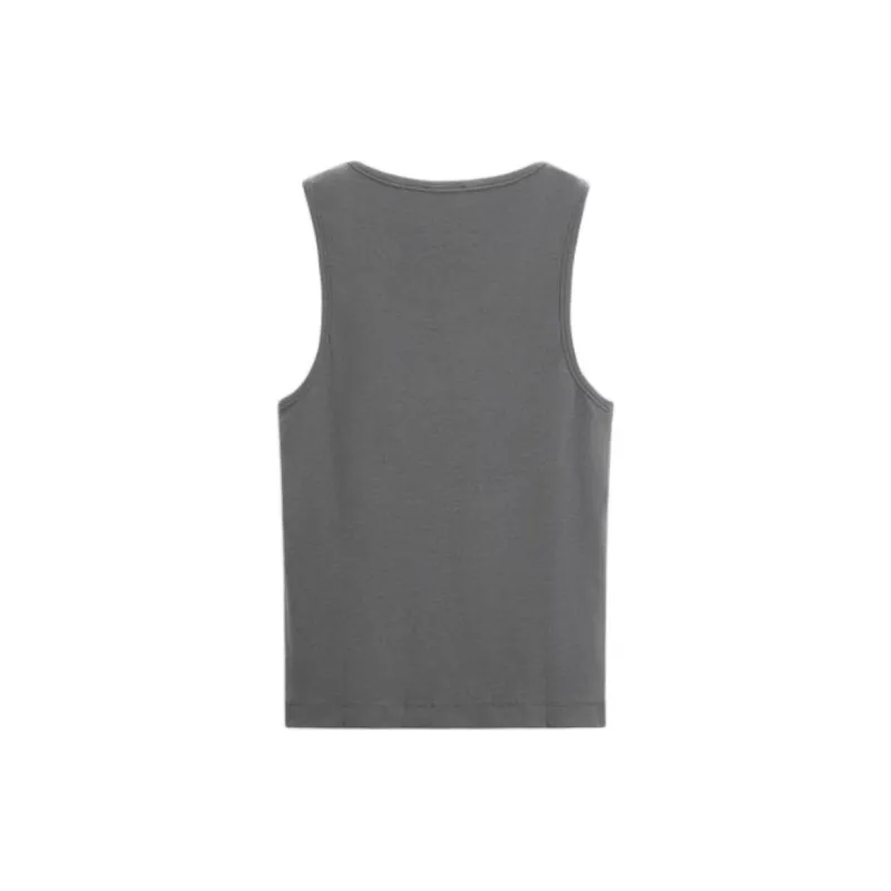 ZARA Tank Tops Men Gray-1