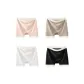 D Set: Light Pink+Khaki+White+Black