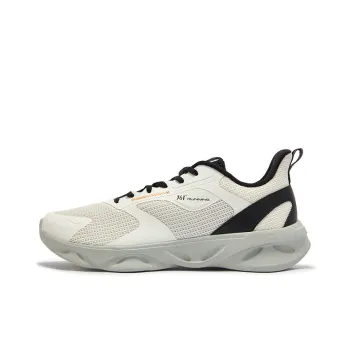 361° Anti Slip Wear Resistant Low Top Casual Running Shoes Men's White Thin Gray Green